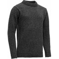 Devold Nansen sweater crew neck villapaita Tummanharmaa