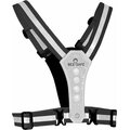 Bee-Sport Led harness USB heijastinliivi Musta