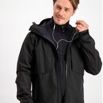 Uhalla Onyx pour hommes 3-layer shell jacket, noir
