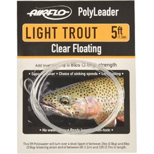 Airflo Polyleader trout clearfloating - 5'floating - 5
