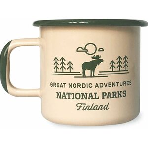 Vuoma Company National Parks Finland -enamel mug
