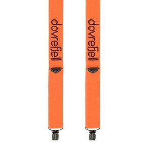 Dovrefjell Vision suspenders, jaw clamps arancione